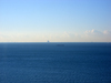 ヒルトン東京ベイ 10Fタワースィートから東京湾アクアライン「風の塔」を望む。